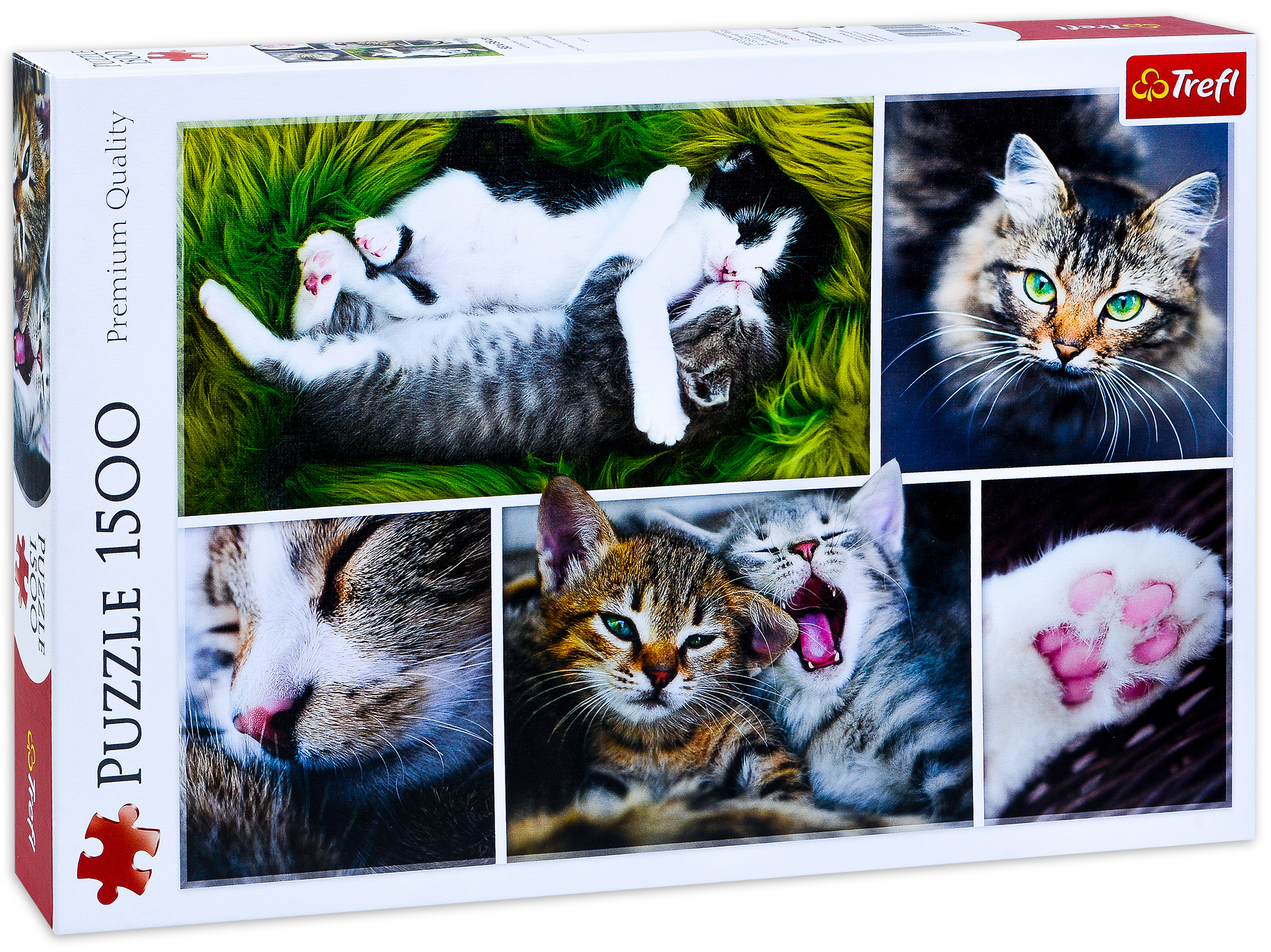 Пъзел Trefl от 1500 части - Котешки работи