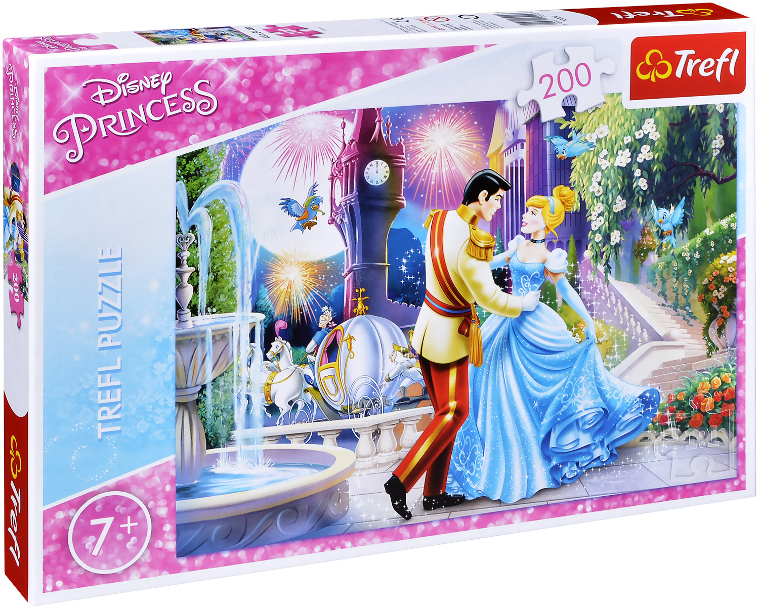 Пъзел Trefl от 200 части - Пепеляшка, Танц на лунна светлина