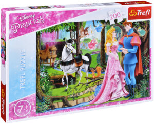 Пъзел Trefl от 200 части - Спящата красавица, Горска среща