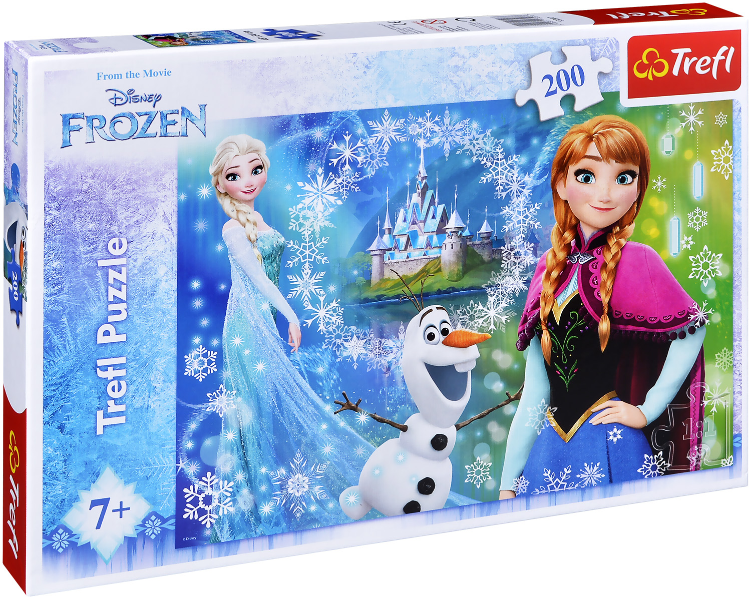 Пъзел Trefl от 200 части - Анна, Елза и Олаф