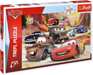 Пъзел Trefl от 200 части - Колите 3, Експедиция в планината