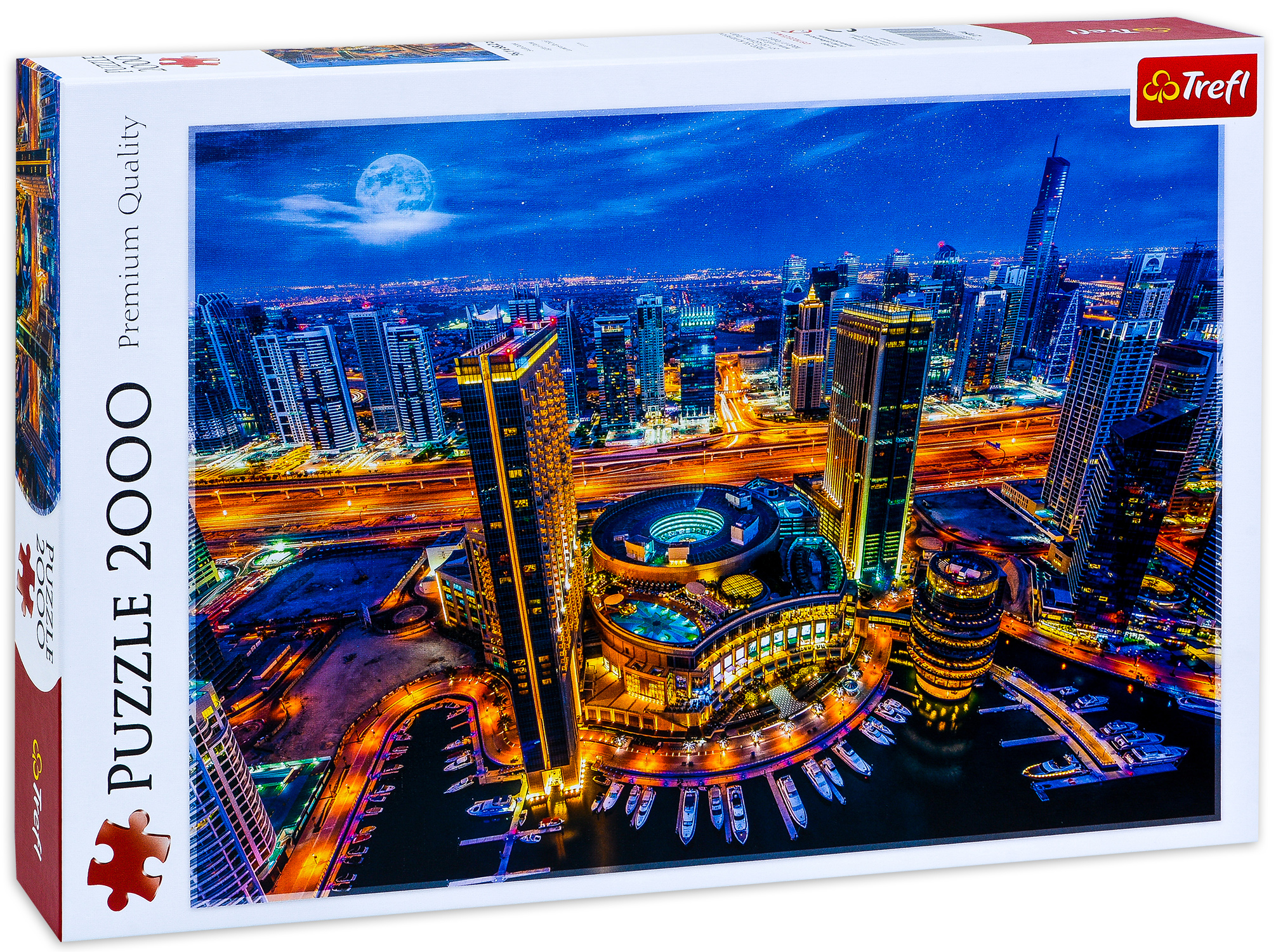 Пъзел Trefl от 2000 части - Светлините на Дубай