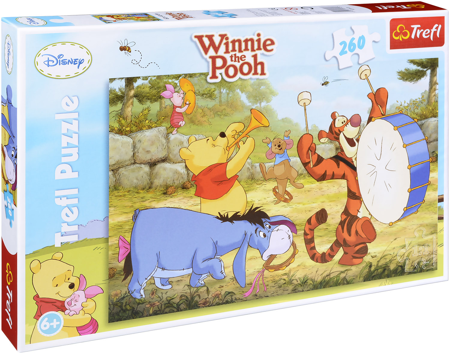 Пъзел Trefl от 260 части - Оркестърът на Мечо Пух