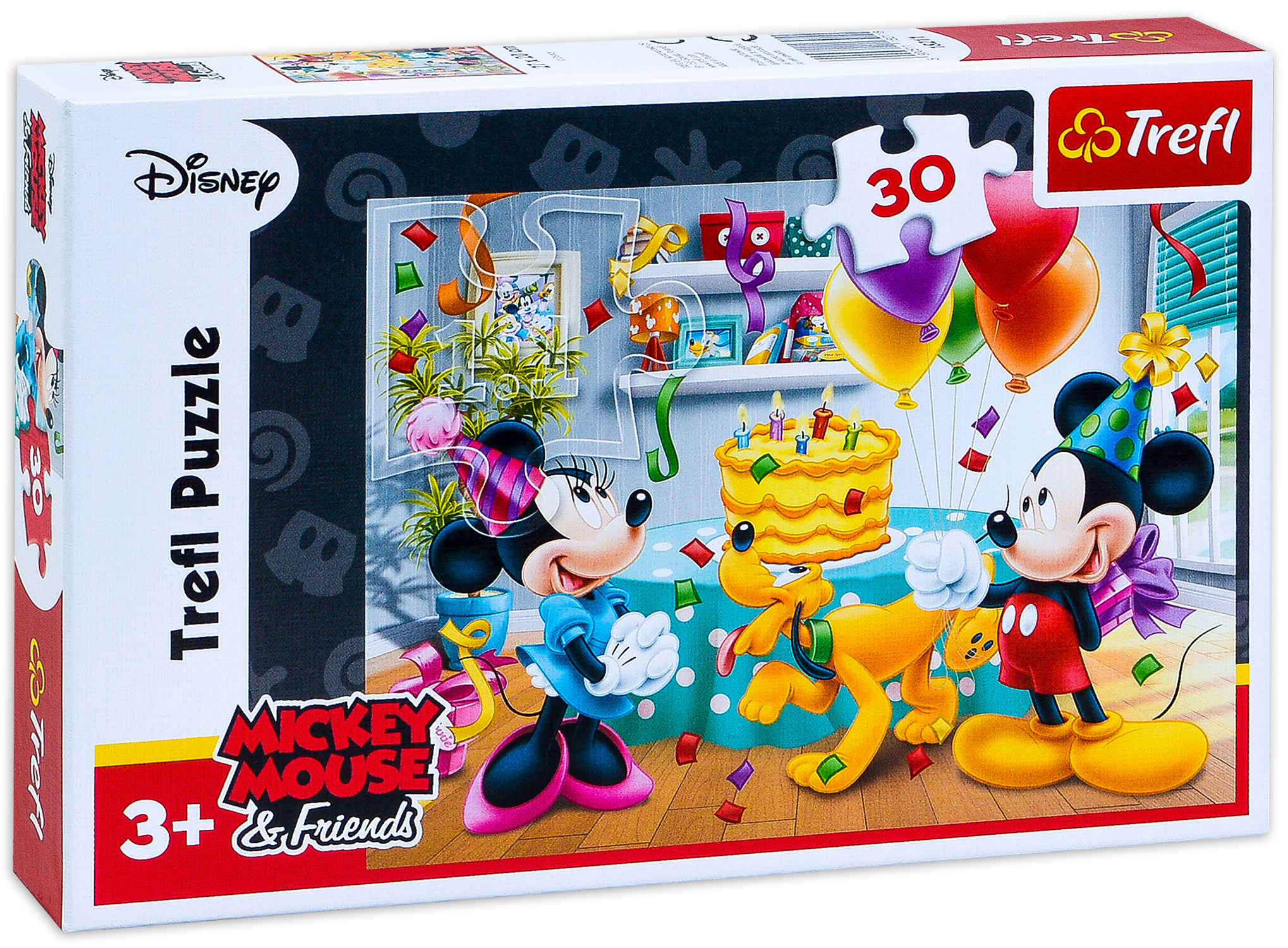 Пъзел Trefl от 30 части - Мики Маус, Торта за рожден ден