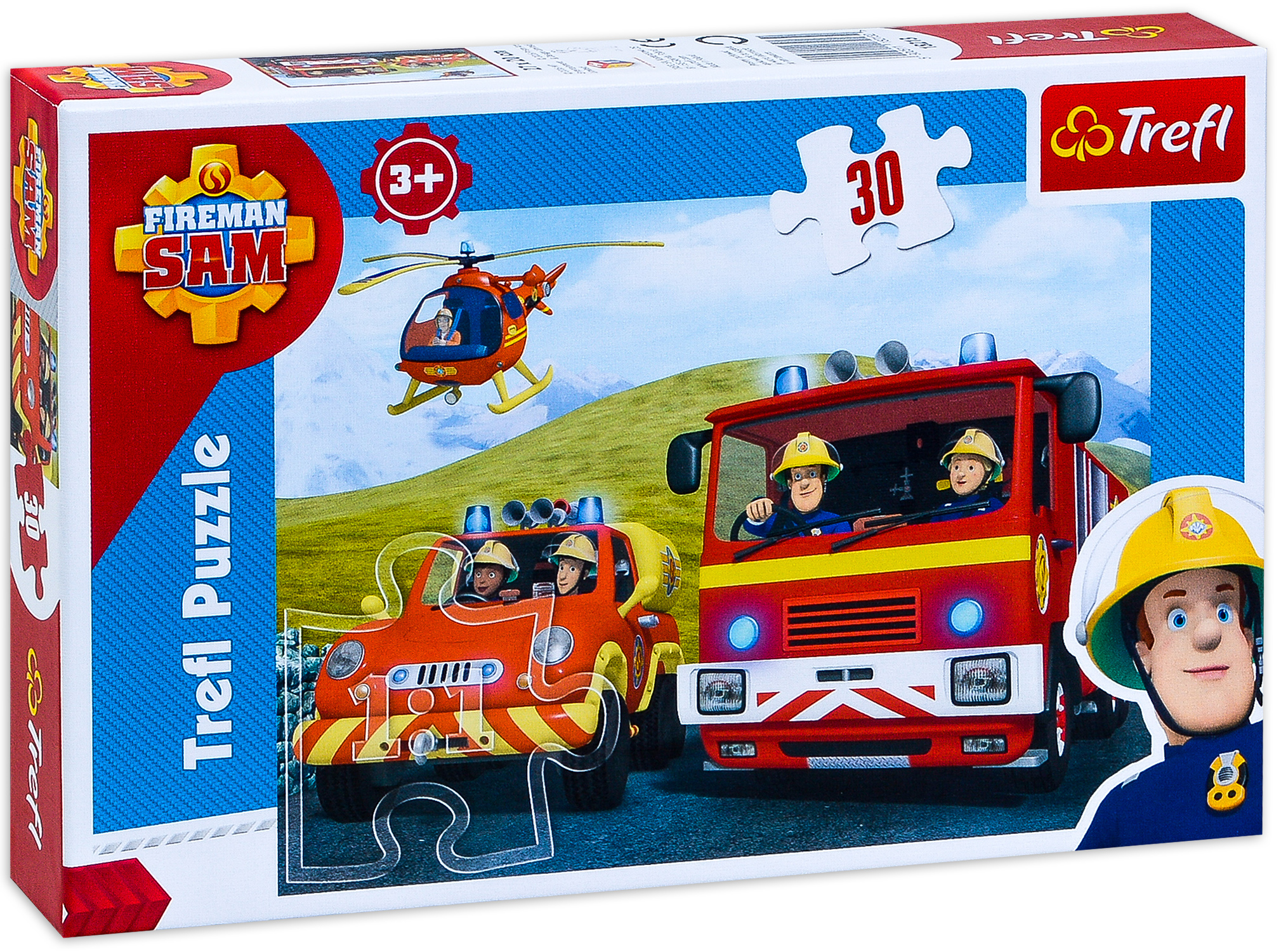 Пъзел Trefl от 30 части - Пожарникарят Сам идва на помощ