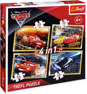 Пъзел Trefl 4 в 1 - Готови за състезание