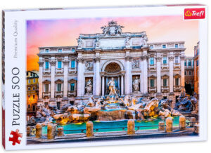 Пъзел Trefl от 500 части - Фонтан ди Треви, Рим