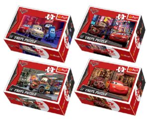 Мини пъзел Trefl от 54 части - Колите, асортимент