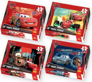 Мини пъзел Trefl от 54 части - Колите 2, асортимент