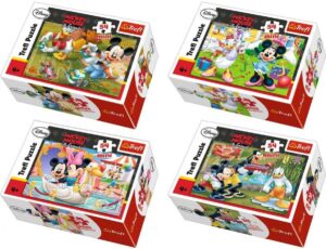 Мини пъзел Trefl от 54 части - Мини и Мики Маус, асортимент