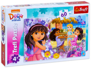 Пъзел Trefl от 60 части - Дора Изследователкта, Музика и танци