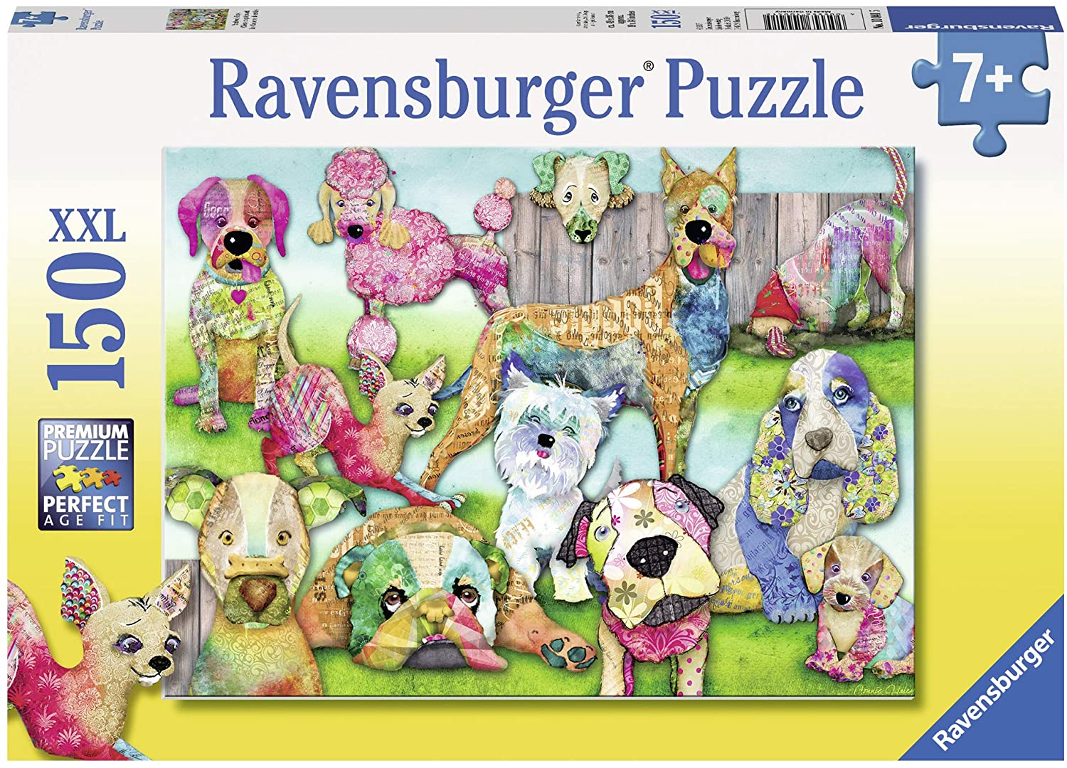 Пъзел Ravensburger от 150 XXL части - Пачуърк кучета