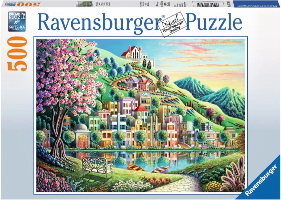 Пъзел Ravensburger от 500 части - Разцъфнал парк