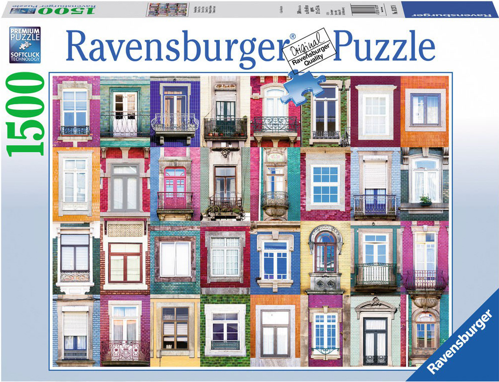 Пъзел Ravensburger от 1500 части - Фасада в Португалия