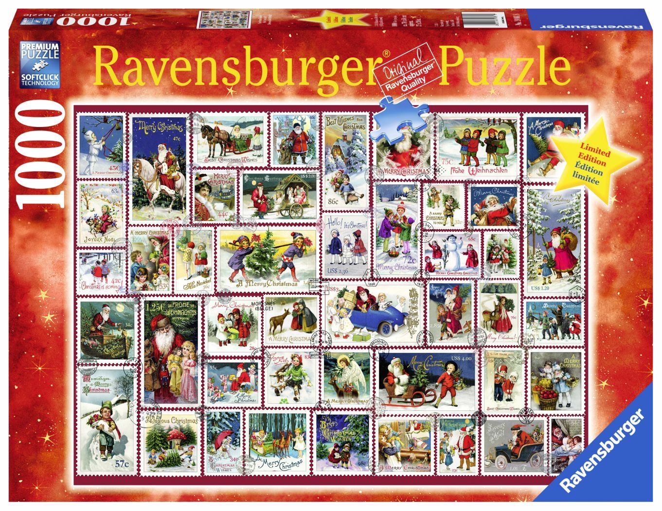 Пъзел Ravensburger от 1000 части - Коледни желания