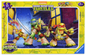 Пъзел Ravensburger от 15 части -  Костенурките нинджа