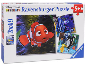 Пъзел Ravensburger от 3 x 49 части - В търсенето на Немо