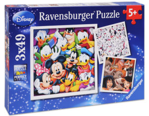 Пъзел Ravensburger от 3 x 49 части - Дисни Класики