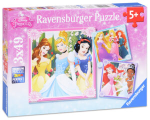 Пъзел Ravensburger от 3 x 49 части - Принцесите на Дисни