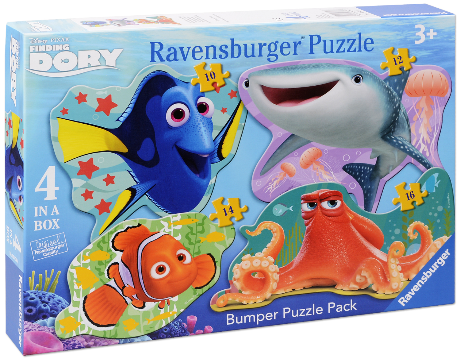 Пъзел Ravensburger 4 в 1 - Търсенето на Дори