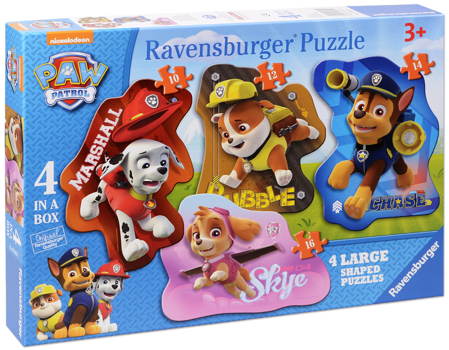 Пъзел Ravensburger 4 в 1 - Пес патрул