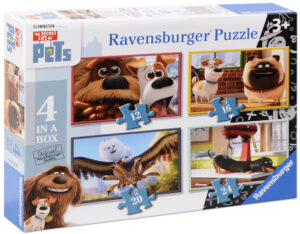 Пъзел Ravensburger 4 в 1 - Сами вкъщи