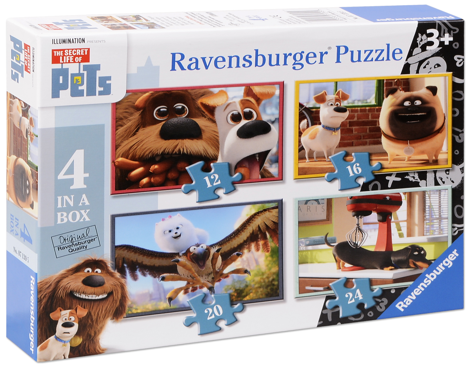 Пъзел Ravensburger 4 в 1 - Сами вкъщи