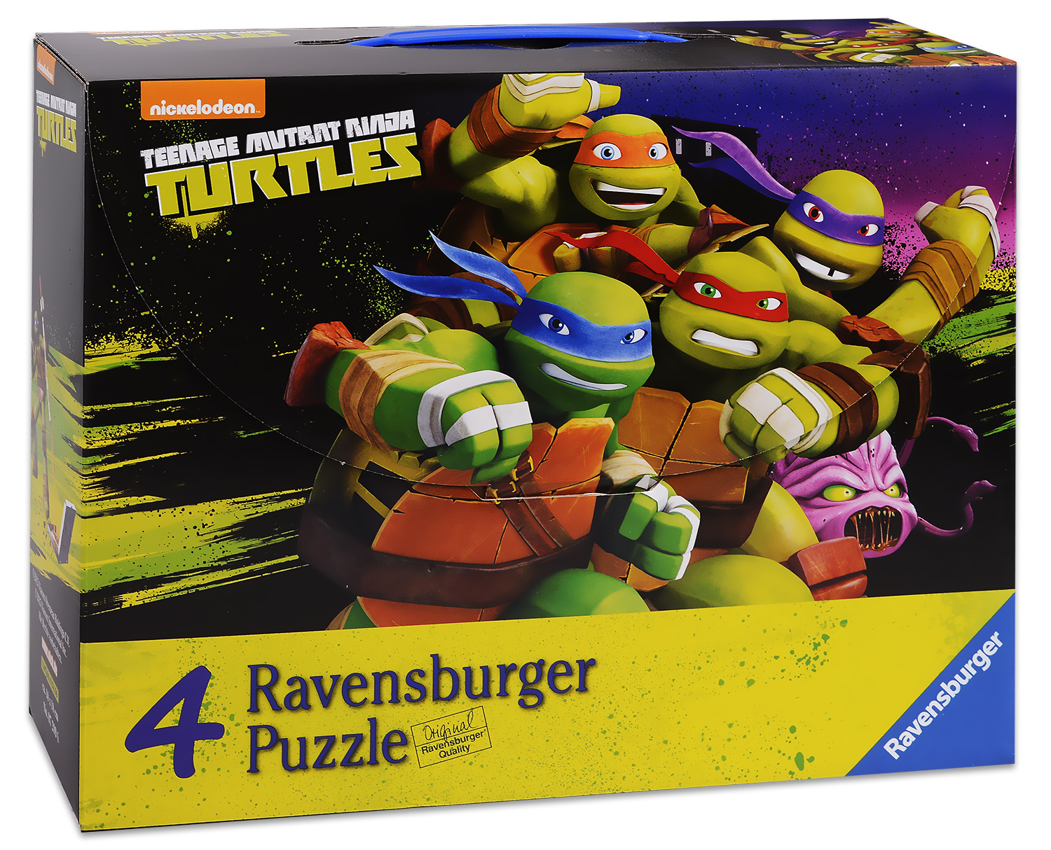 Пъзел Ravensburger 4 в 1 - Костенурките нинджа