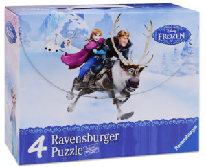 Пъзел Ravensburger 4 в 1 - Замръзналото кралство