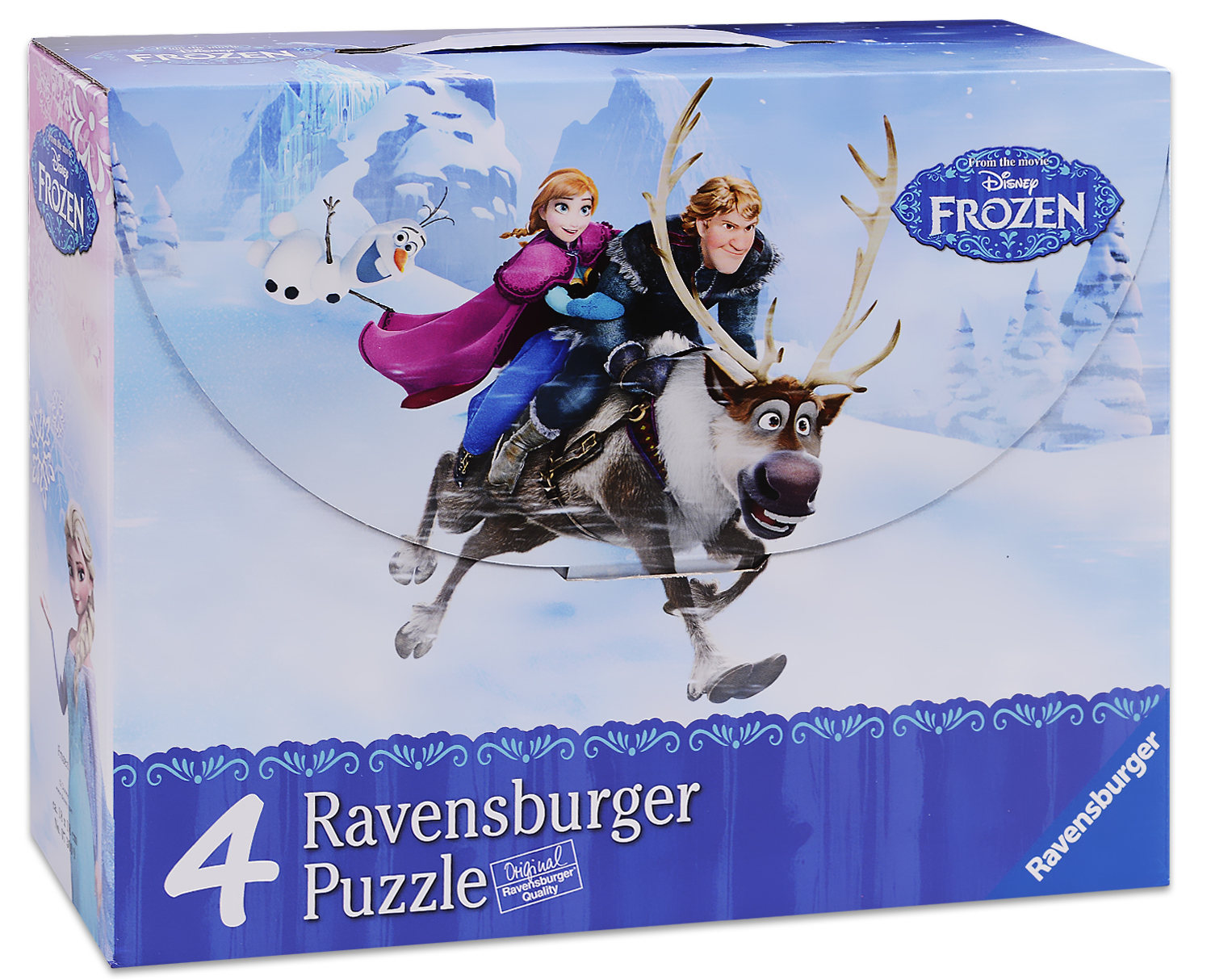 Пъзел Ravensburger 4 в 1 - Замръзналото кралство