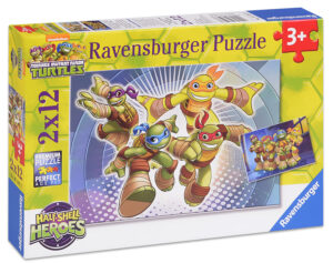 Пъзел Ravensburger от 2 x 12 части - Костенурките нинджа
