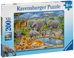 Пъзел Ravensburger от 200 XXL части - Животни в Африка
