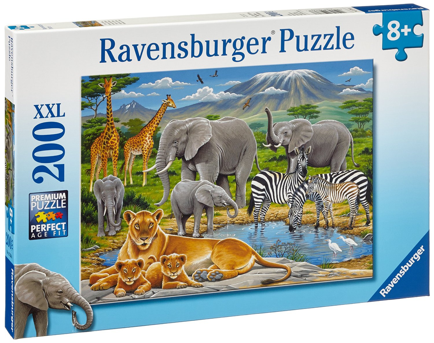 Пъзел Ravensburger от 200 XXL части - Животни в Африка