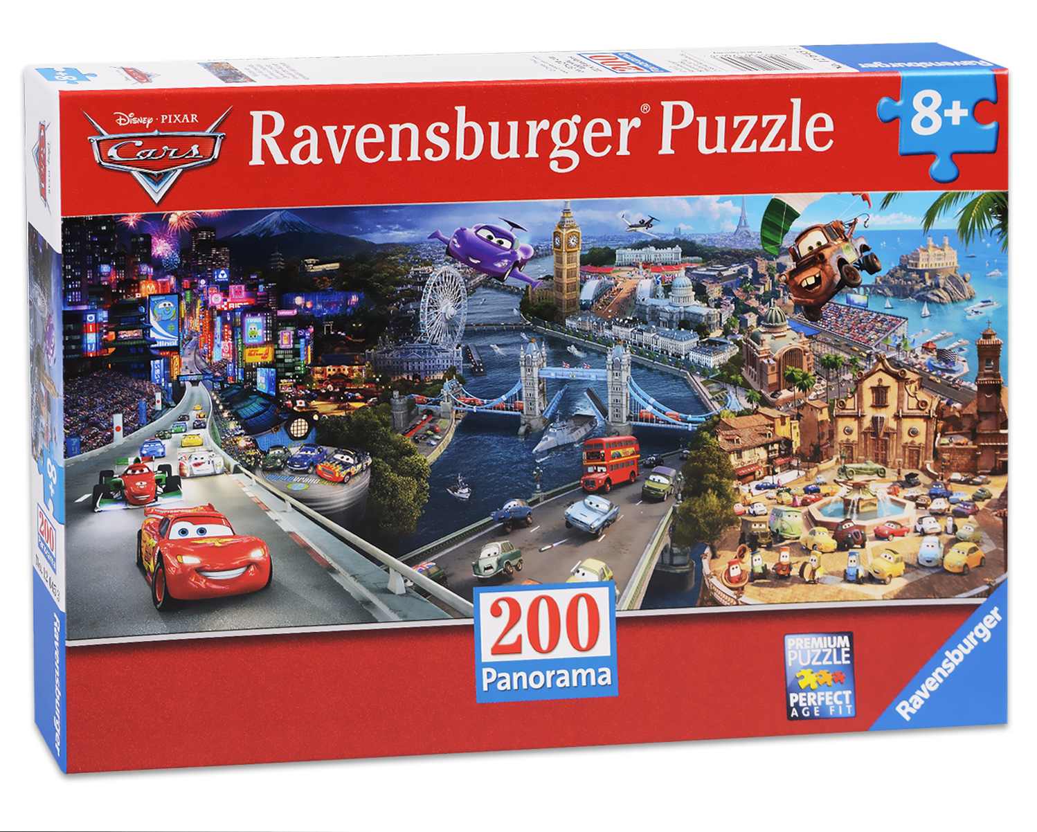 Панорамен пъзел Ravensburger от 200 части - Колите