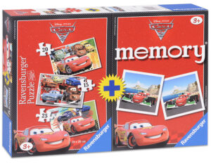 Комплект 3 пъзела и мемори игра Ravensburger - Колите