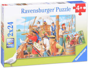 Пъзел Ravensburger от 2 x 24 части - Пирати