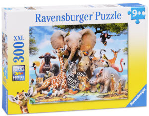 Пъзел Ravensburger от 300 XXL части - Африкански животни