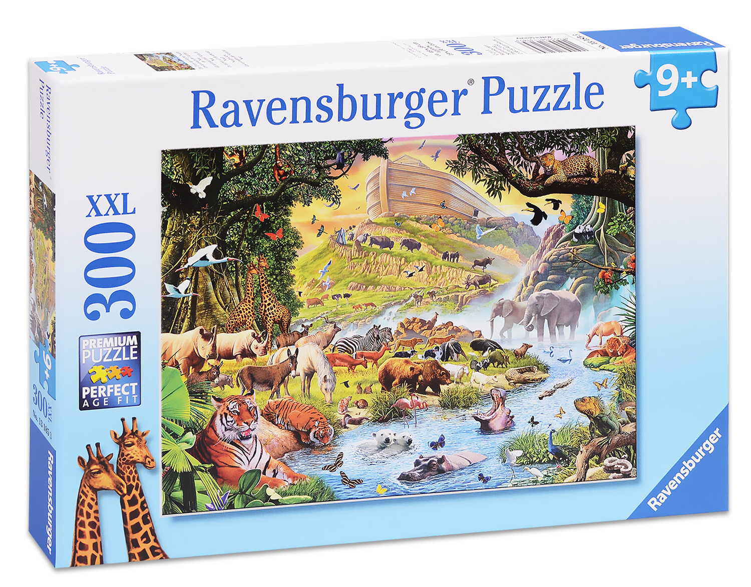 Пъзел Ravensburger от 300 XXL части - Животни край реката