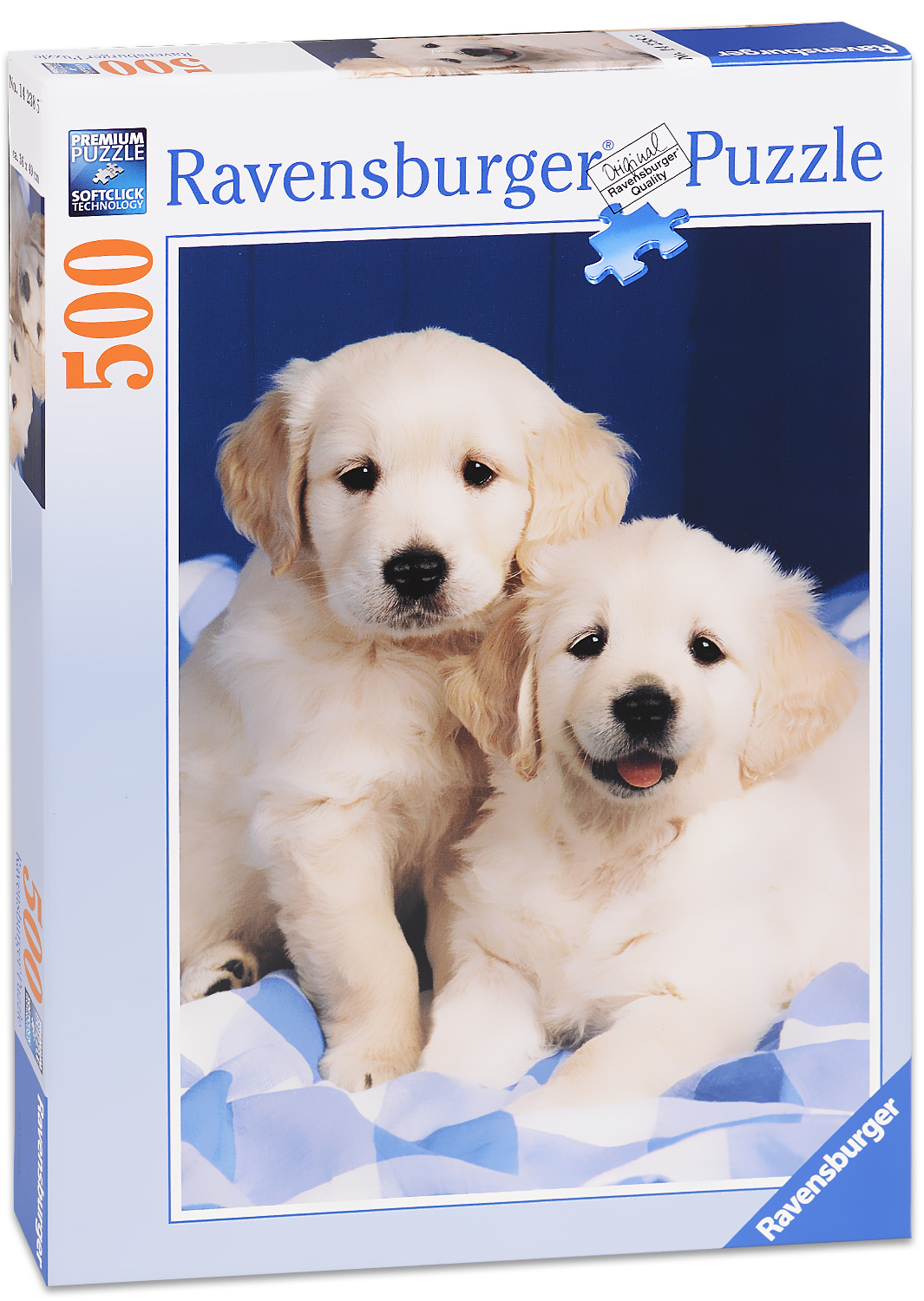 Пъзел Ravensburger от 500 части - Сладки кученца