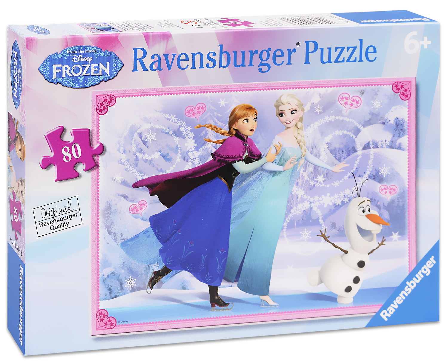 Пъзел Ravensburger от 80 части - Замръзналото кралство
