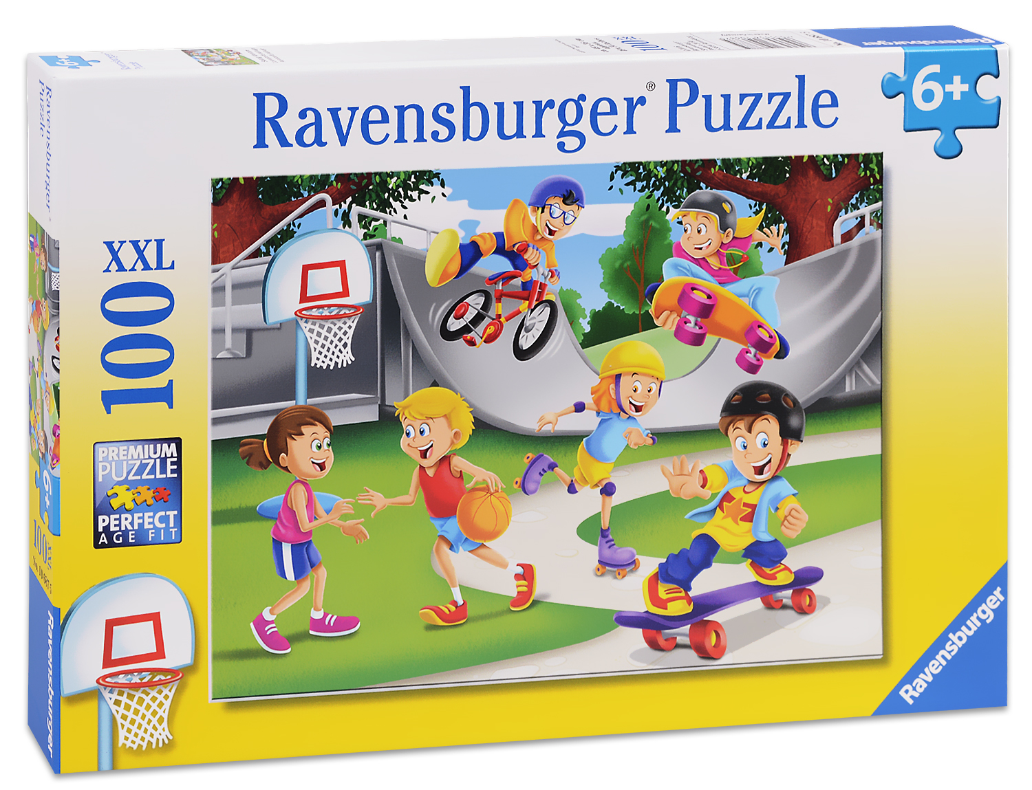 Пъзел Ravensburger от 100 XXL части - Скейтпарк