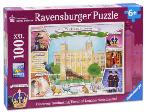 Пъзел Ravensburger от 100 XXL части - Кралският дворец в Лондон