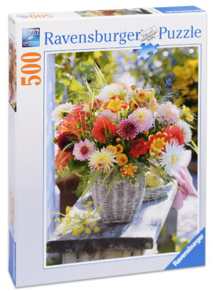 Пъзел Ravensburger от 500 части - Букет цветя