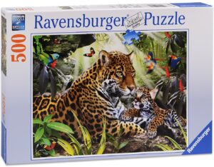 Пъзел Ravensburger от 500 части - Ягуар