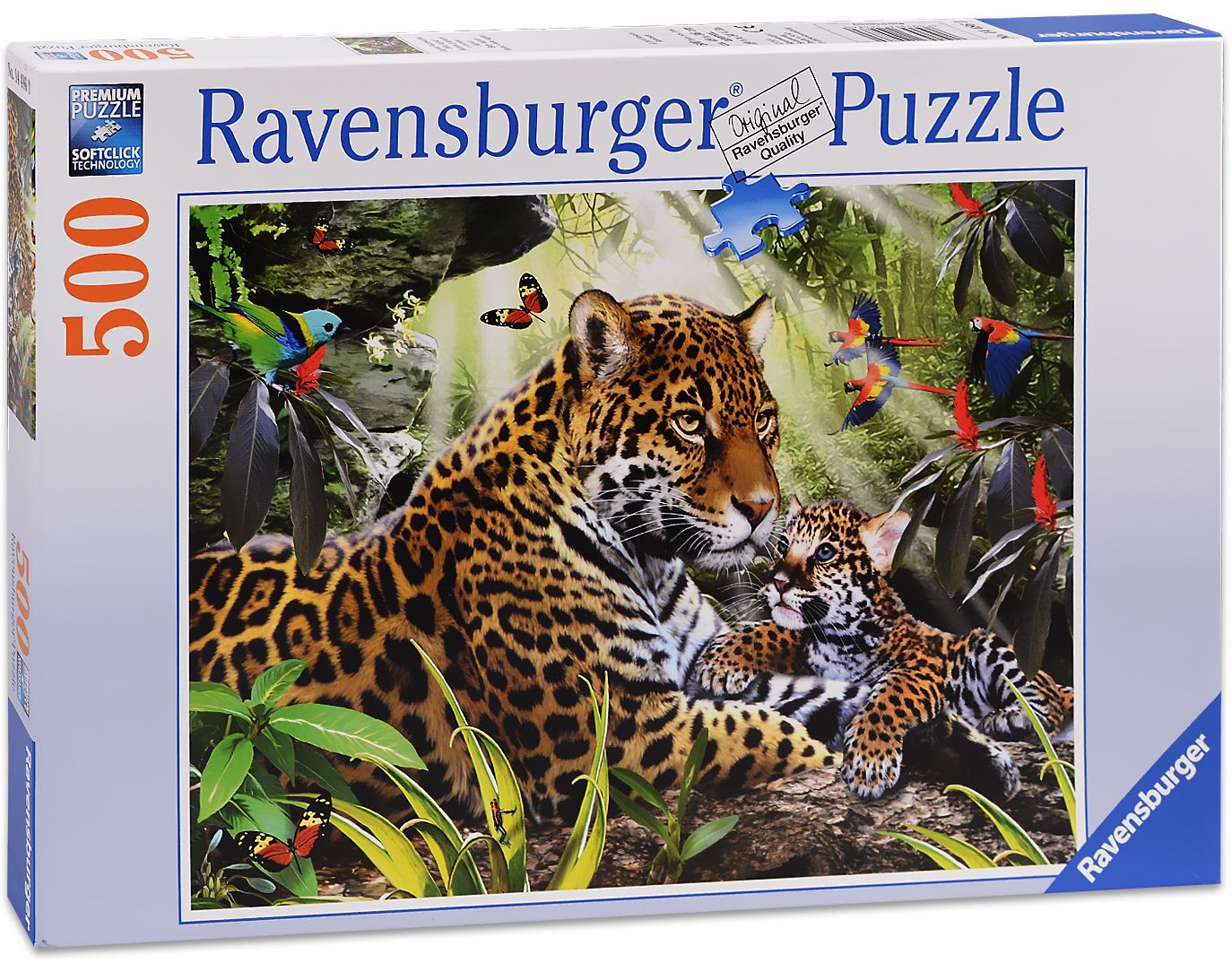 Пъзел Ravensburger от 500 части - Ягуар