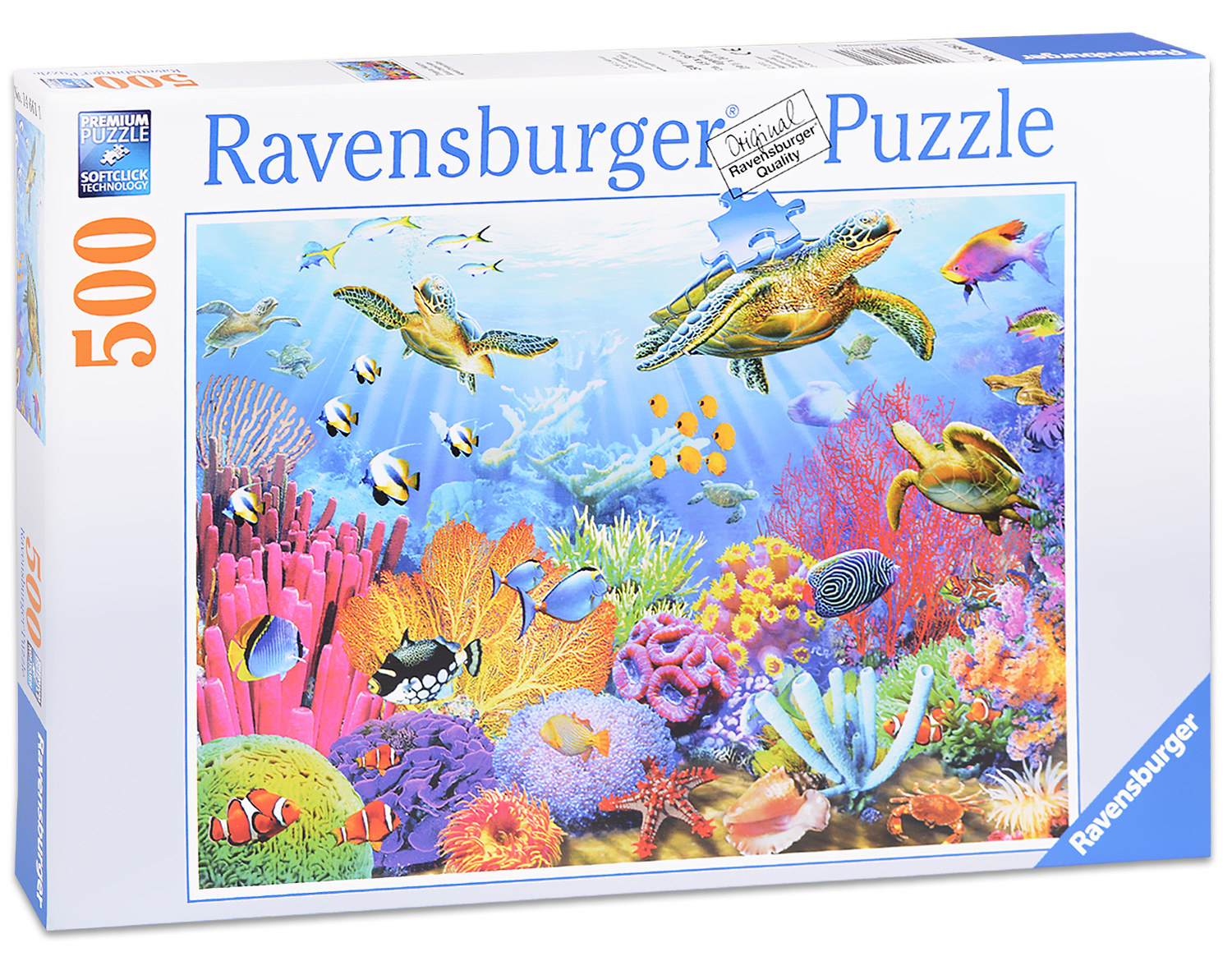 Пъзел Ravensburger от 500 части - Подводен свят