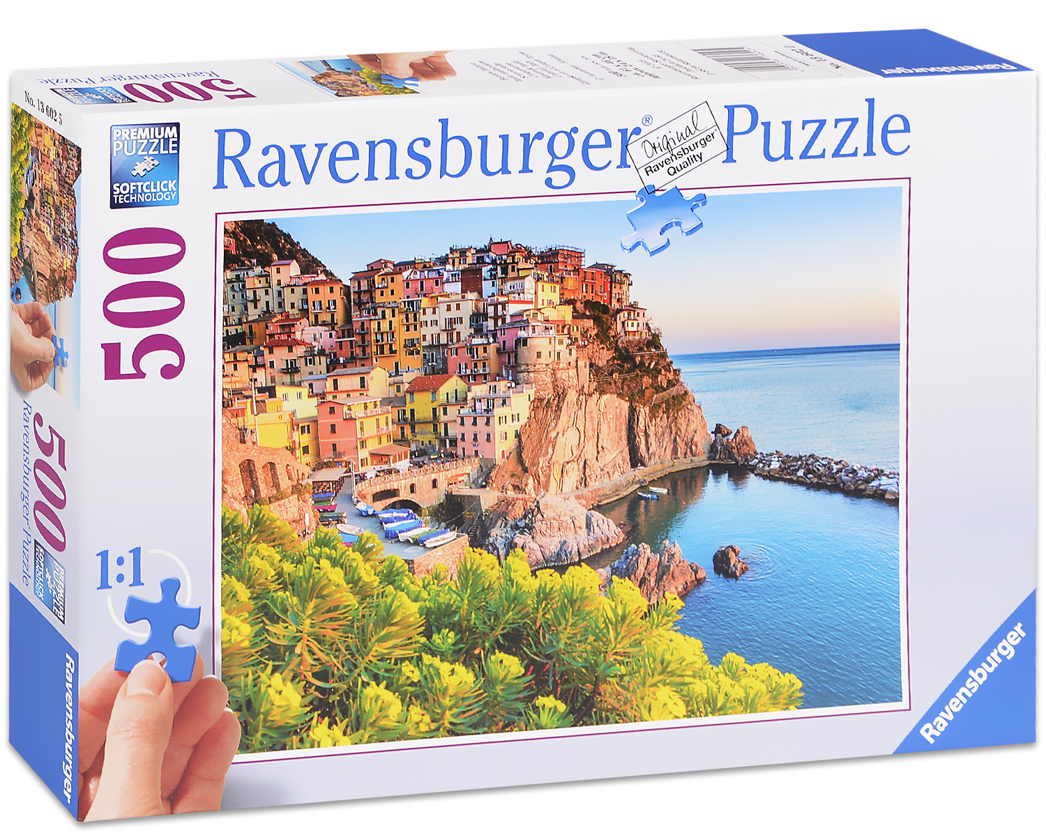 Пъзел Ravensburger от 500 части - Цветна Италия