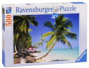 Пъзел Ravensburger от 500 части - Къща на плажа