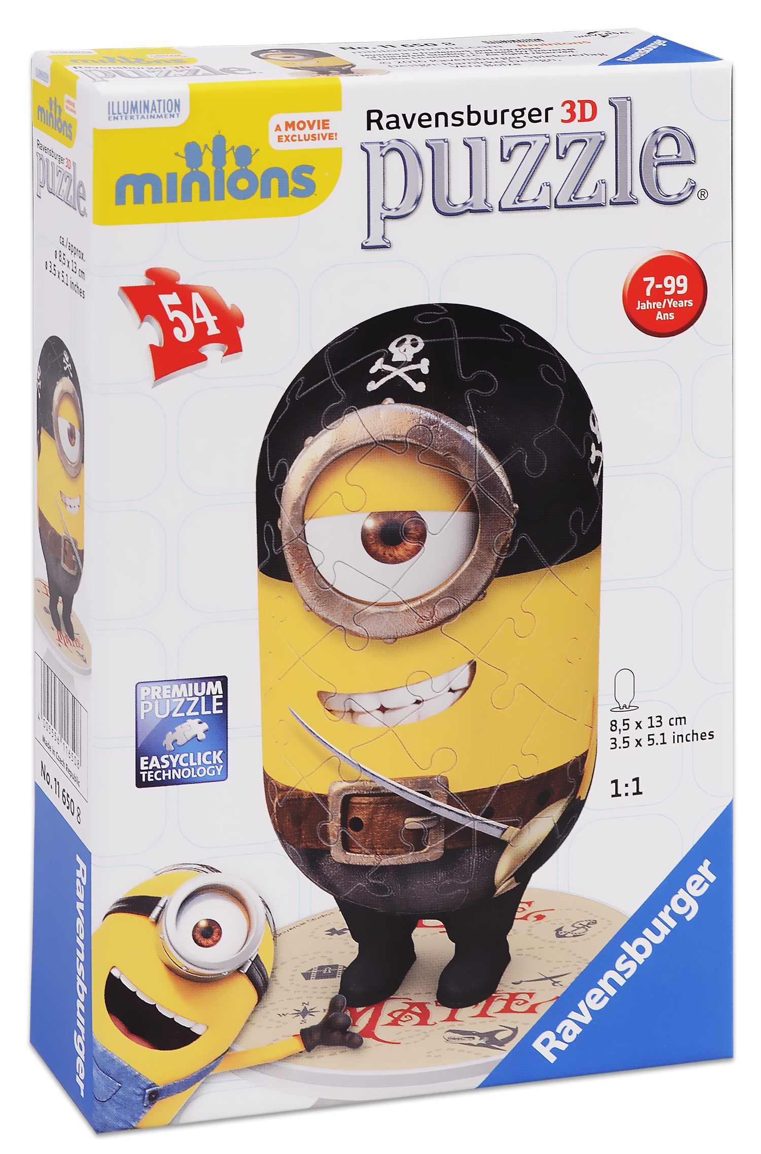 3D пъзел Ravensburger от 54 части - Миньоните: Мати