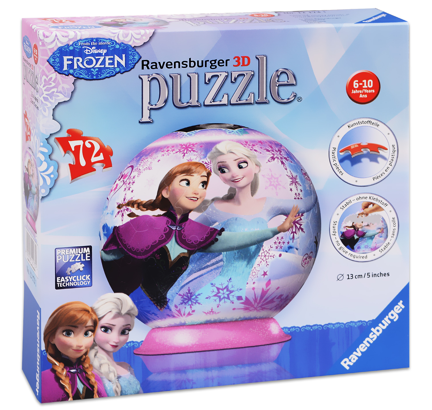 3D Пъзел Ravensburger от 72 части - Замръзналото кралство